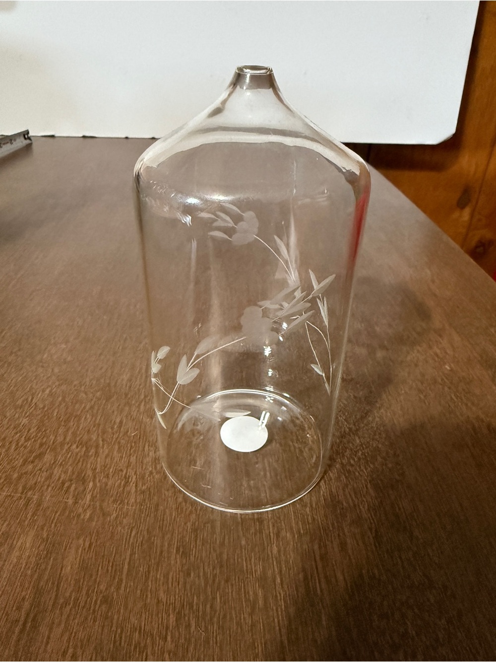 Princess House Exclusive Crystal Glass Oil Lamp Only 6” Tall No Wick Heritage